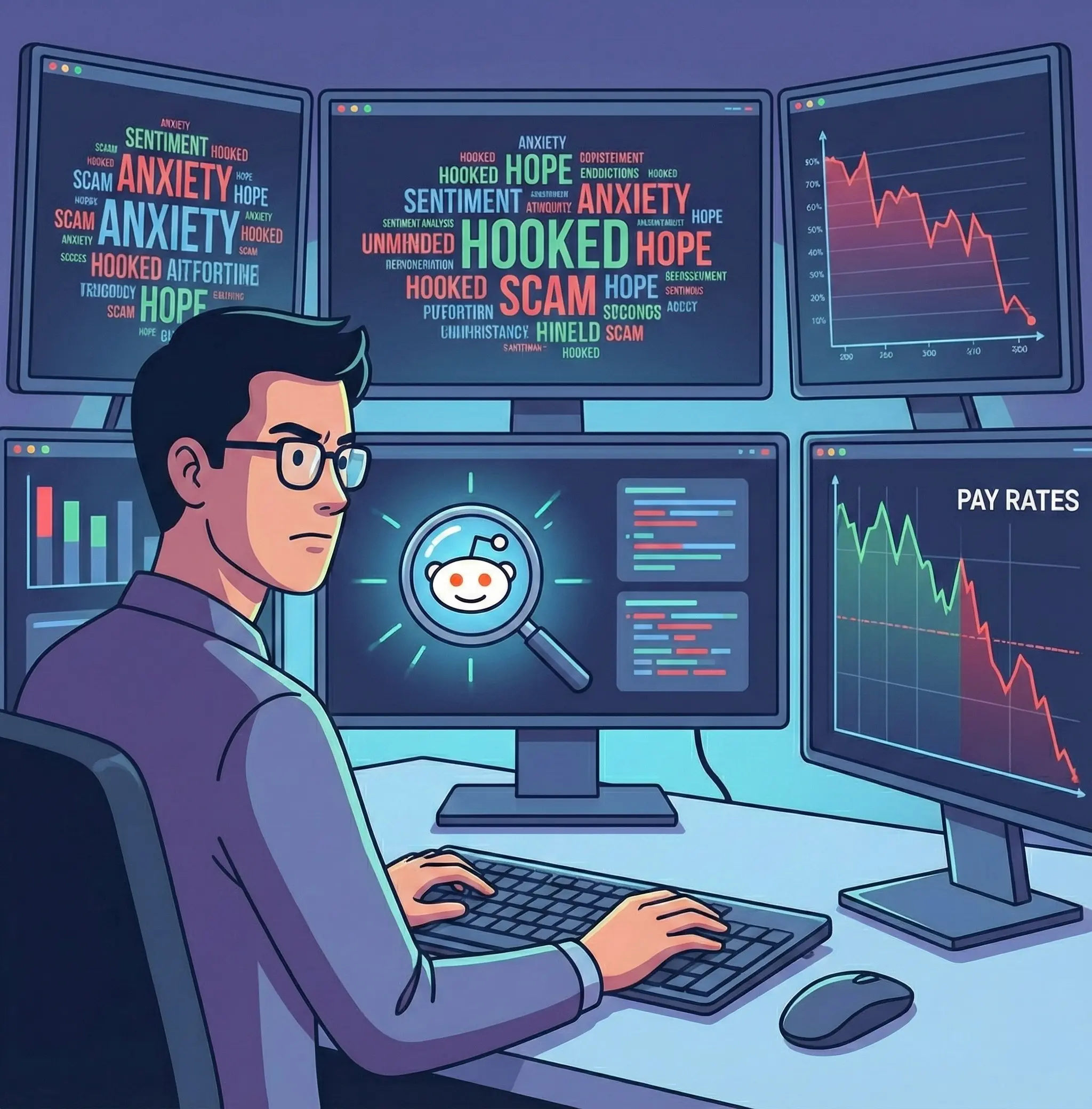 Data analyst view of Outlier AI and Alignerr gig platform pay patterns — Breaking Even