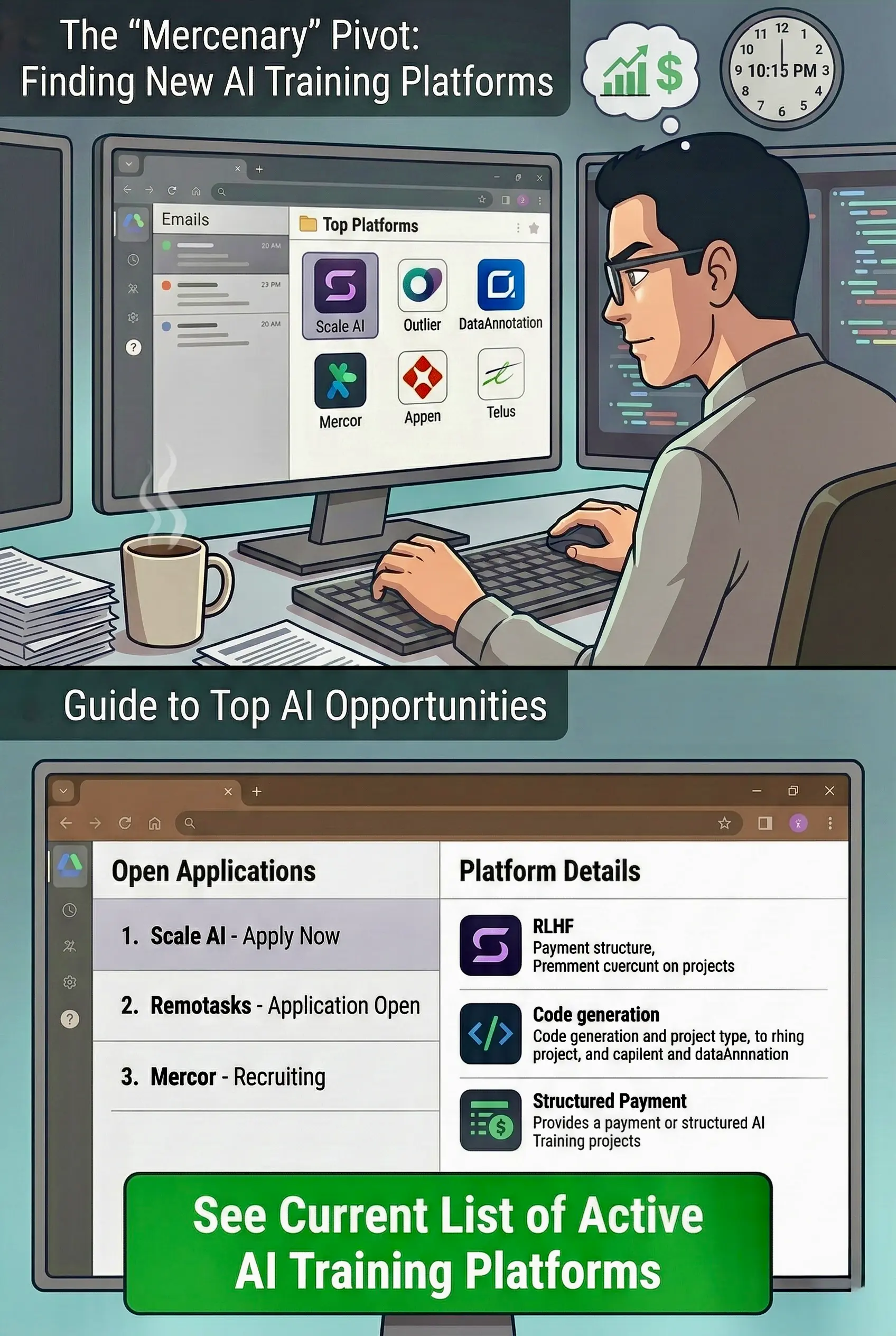 Finding new AI training platforms after an empty queue
