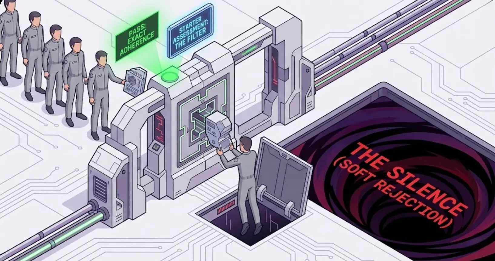 DataAnnotation hiring process — the silent gatekeeper assessment with no rejection emails