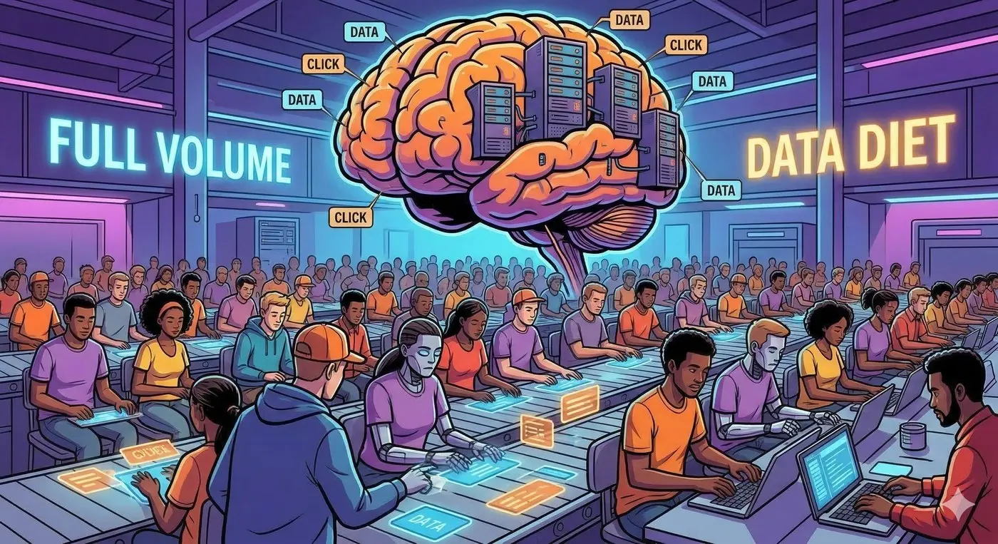 Aether project Outlier AI winding down — hundreds of workers at full volume before the purge